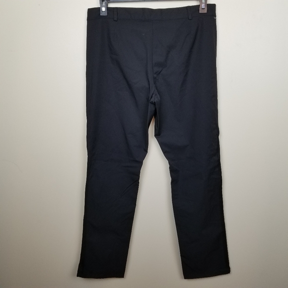 FIRM Calvin Klein Black Nylon Slacks size 12 - Picture 4 of 7